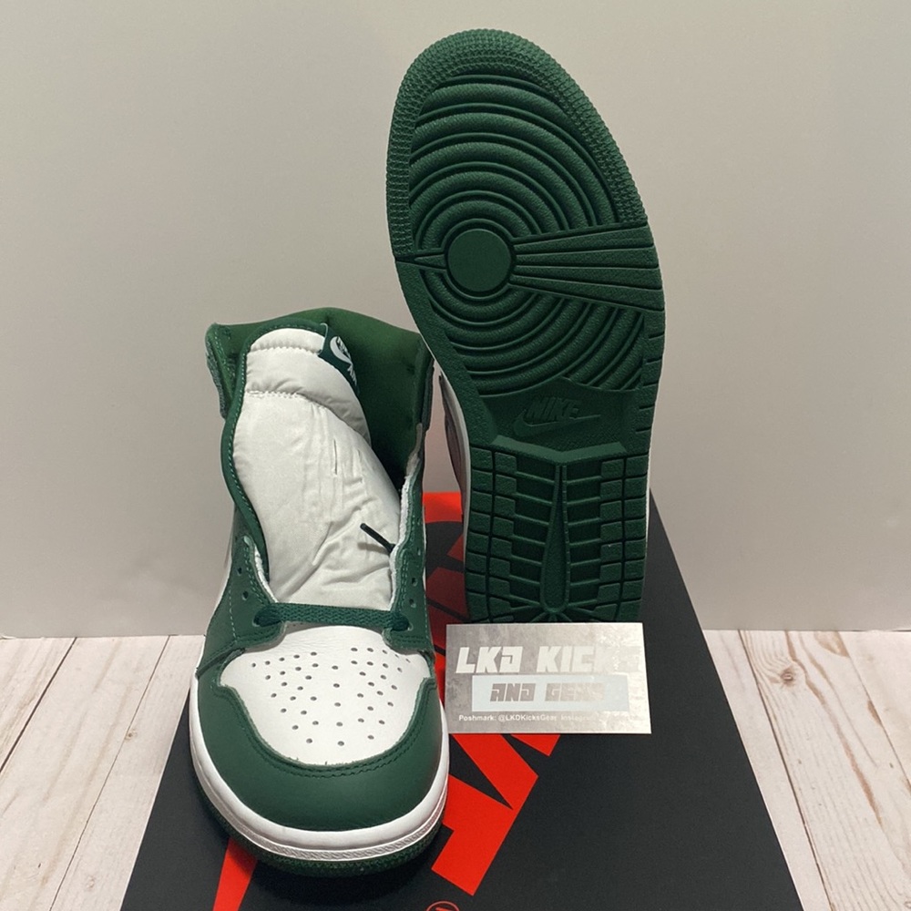 AIR JORDAN 1 HIGH OG MENS GREEN GORGE - Picture 3 of 6